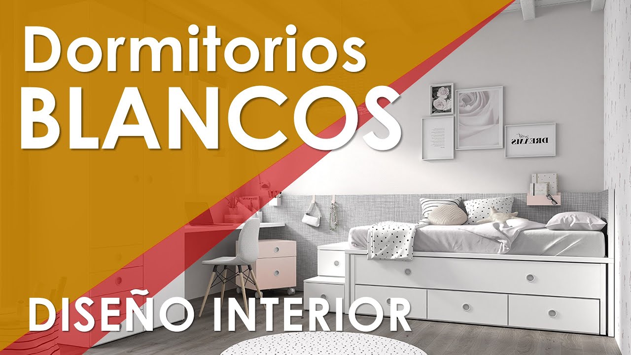 ✔️✔️ TIENES QUE VER ESTOS DORMITORIOS BLANCOS. Decoración de habitaciones de color blanco y gris ♥❤