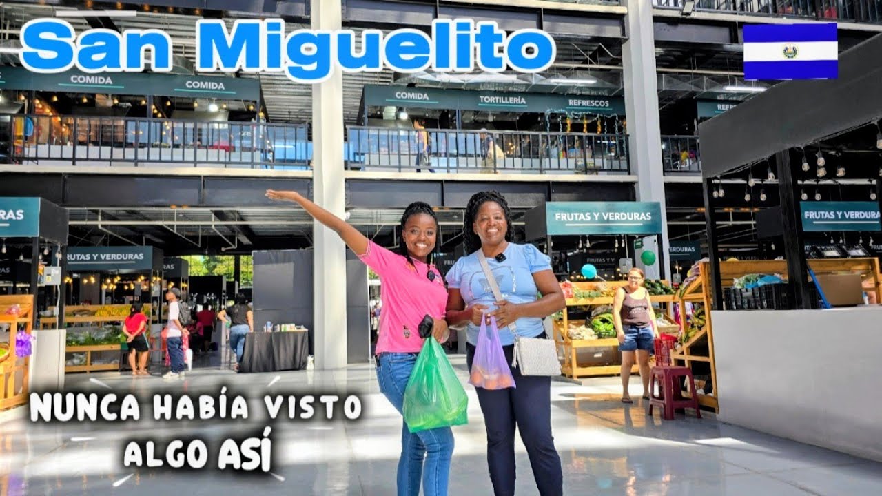 Cubanas Reaccionan al CONOCER el MERCADO más LUJOSO de El Salvador.San Miguelito!