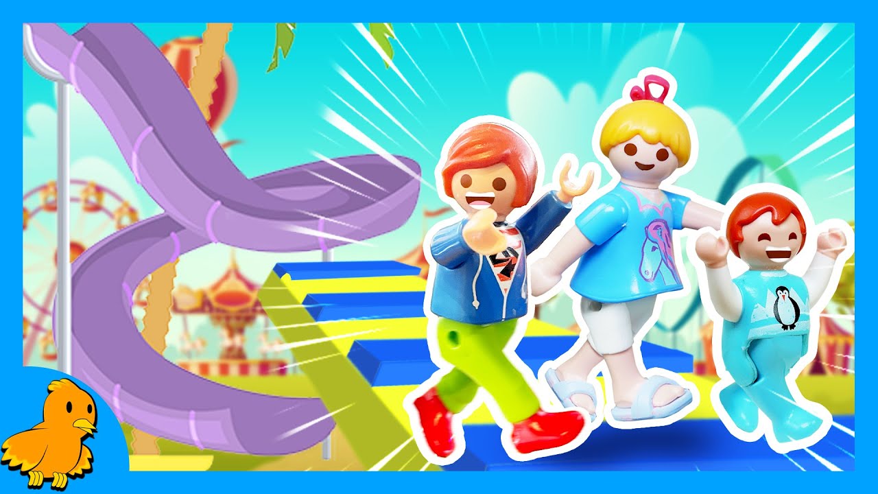 Playmobil Familie Vogel: SOMMERFERIEN SPAß ☀️ Emma, Julian & Hannah spielen Sommer Games | Roblox