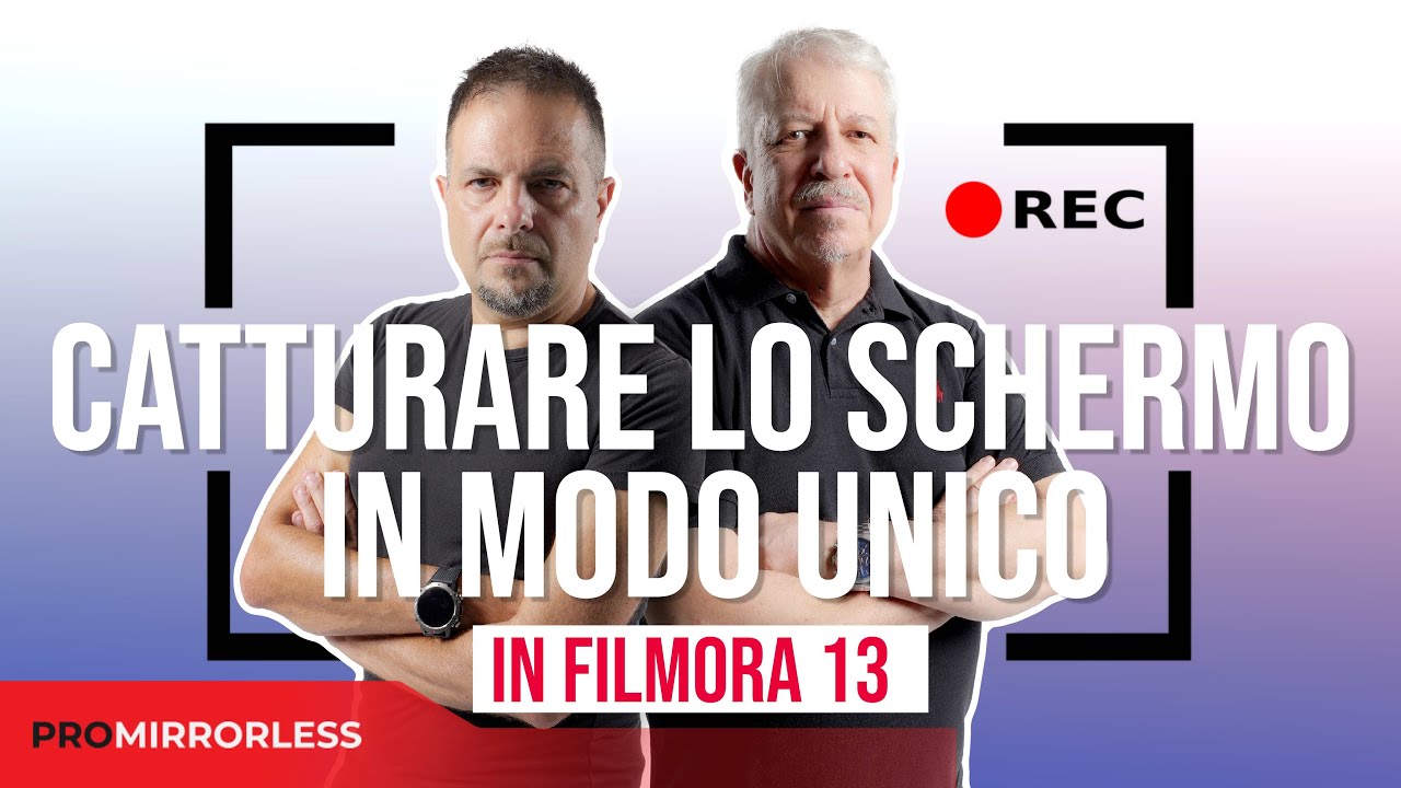 CATTURARE LO SCHERMO IN MODO UNICO CON FILMORA