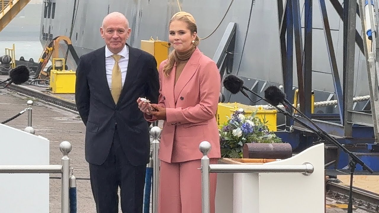 Amalia doopt de Den Helder