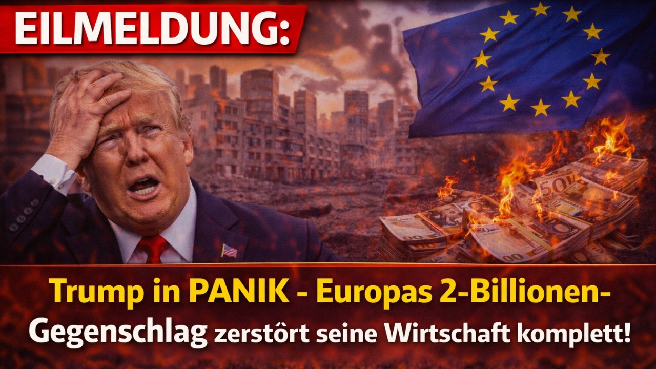 EILMELDUNG: Trump in PANIK - Europas 2-Billionen-Gegenschlag zerstört seine Wirtschaft komplett!