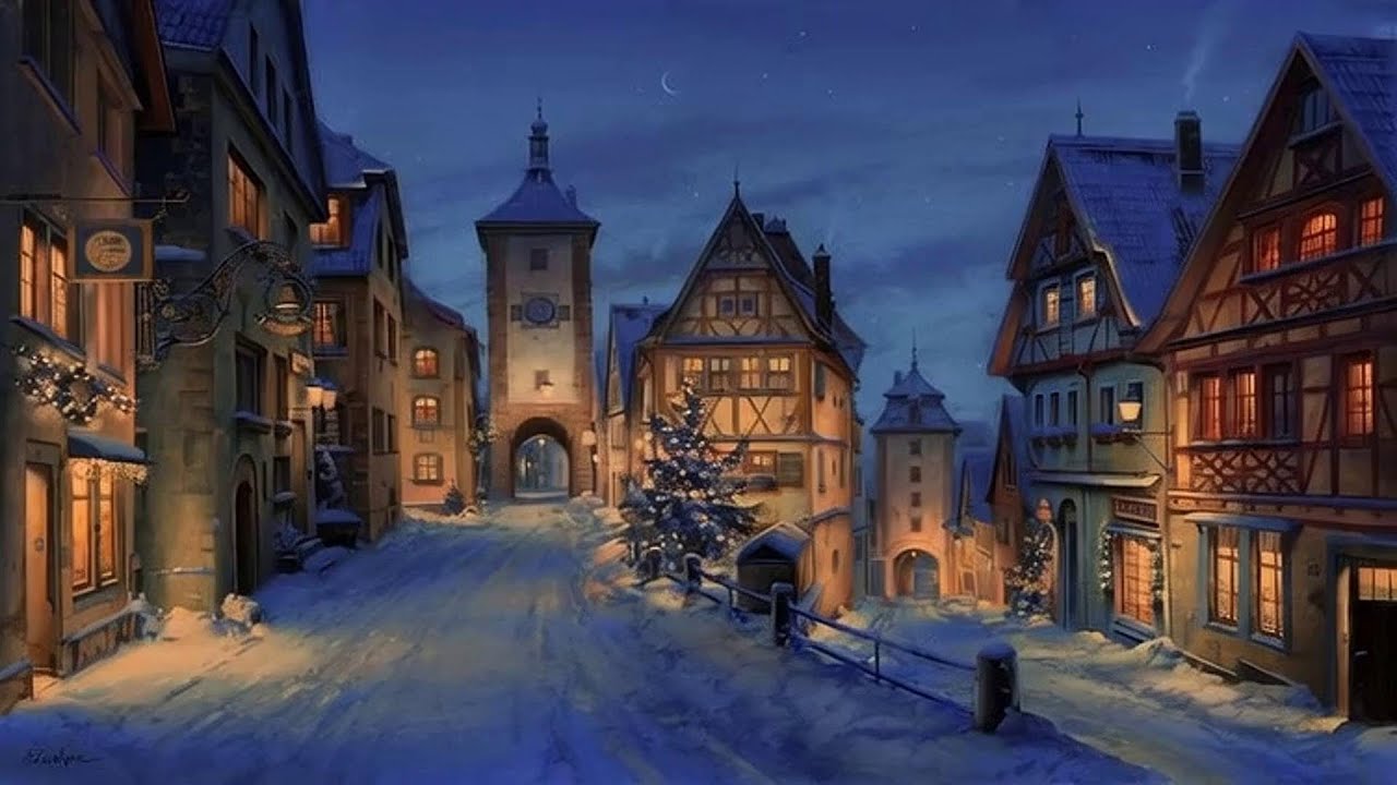 Cozy autumn porch in the 1940s and you’re listening to vintage jazz with winter air outside