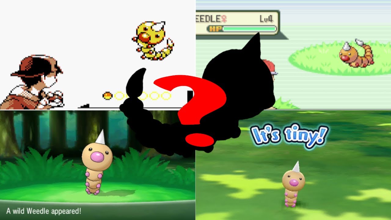 How Fast Can I Catch A Shiny Weedle In Every Pokemon Gen He Appears In?