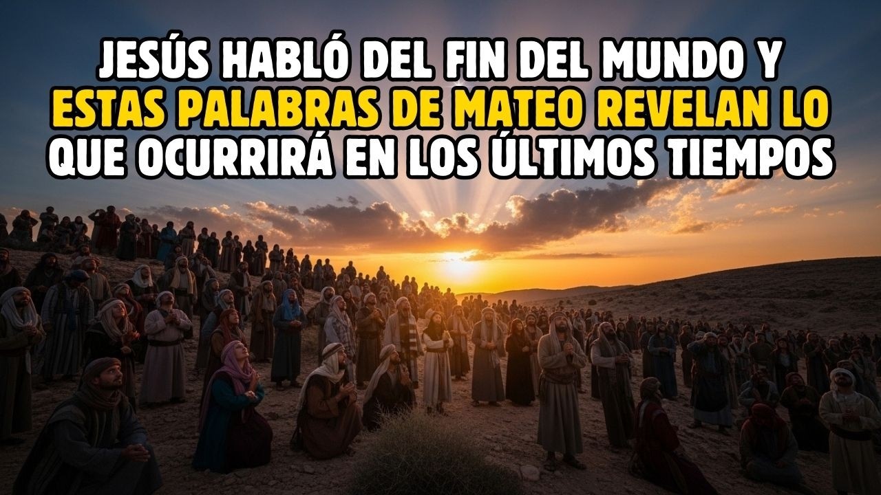 Jesús habló del fin del mundo y estas palabras revelan lo que ocurrirá en los últimos tiempos
