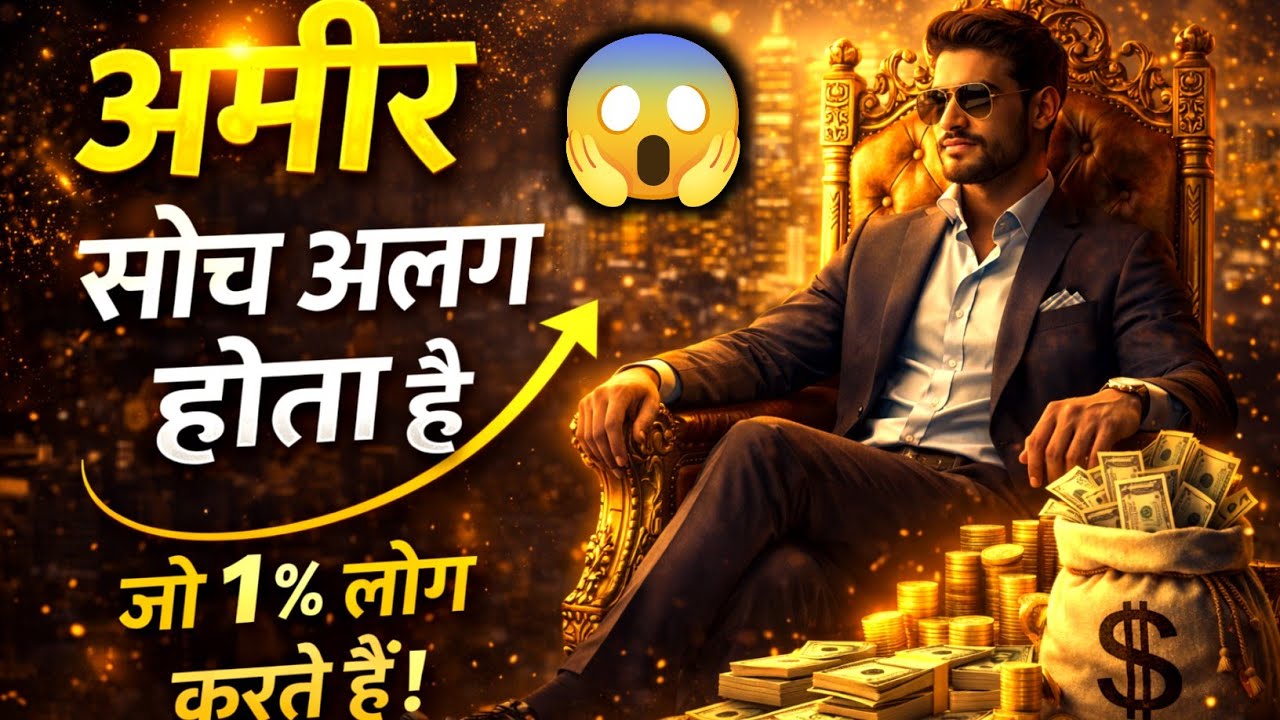 अमीर सोच अलग होती है – यही सफलता का असली राज है | Powerful Motivation video 