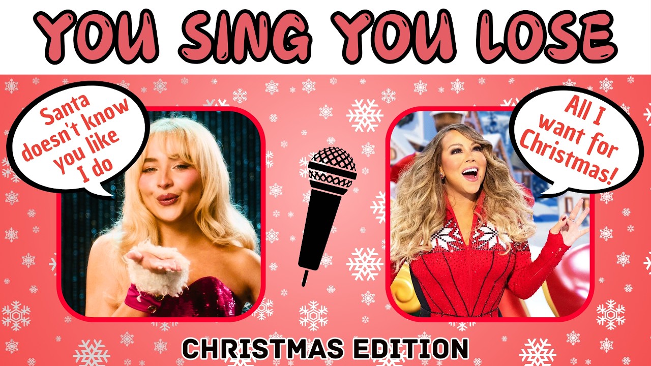 🎅 Попробуйте не петь рождественские песни ❌🎤 | Сможете ли вы устоять перед пением? | Музыкальная ...
