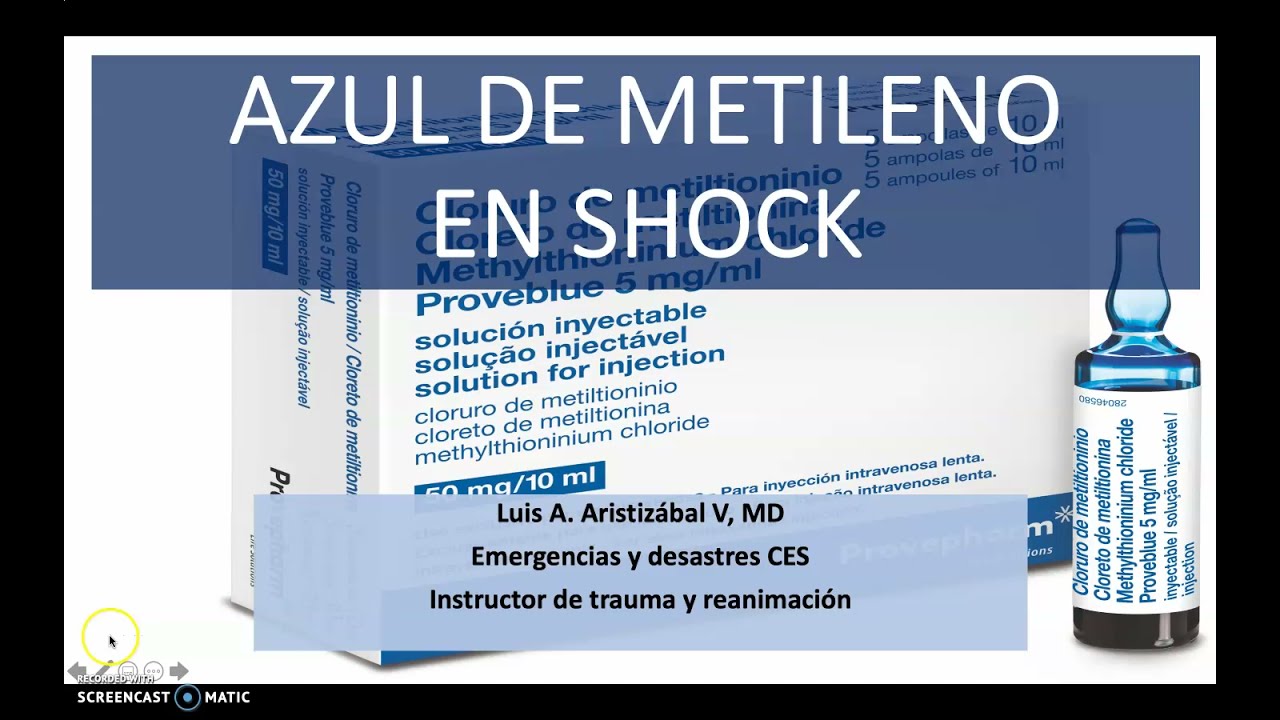 AZUL DE METILENO EN SHOCK