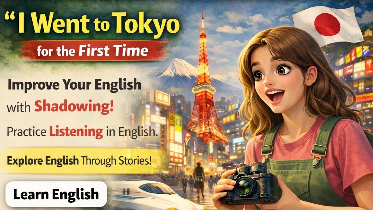 I Went to Tokyo for the First Time | Learn English with Story | Shadowing Practice