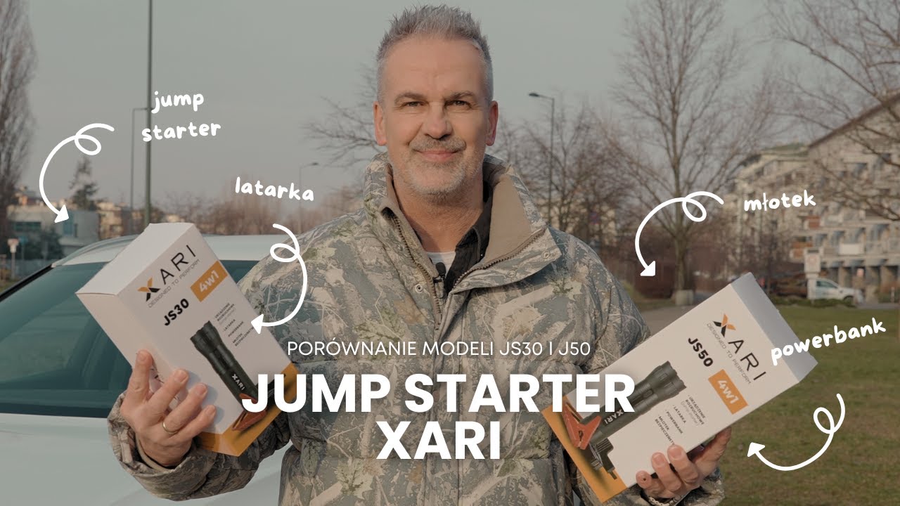 Jump startery XARI 4w1 - por&oacute;wnanie modeli JS30 i JS50