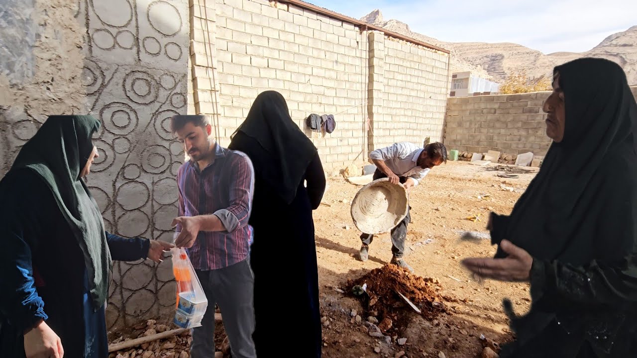 A busy day: from digging a well and buying Yunus to grandma's order again