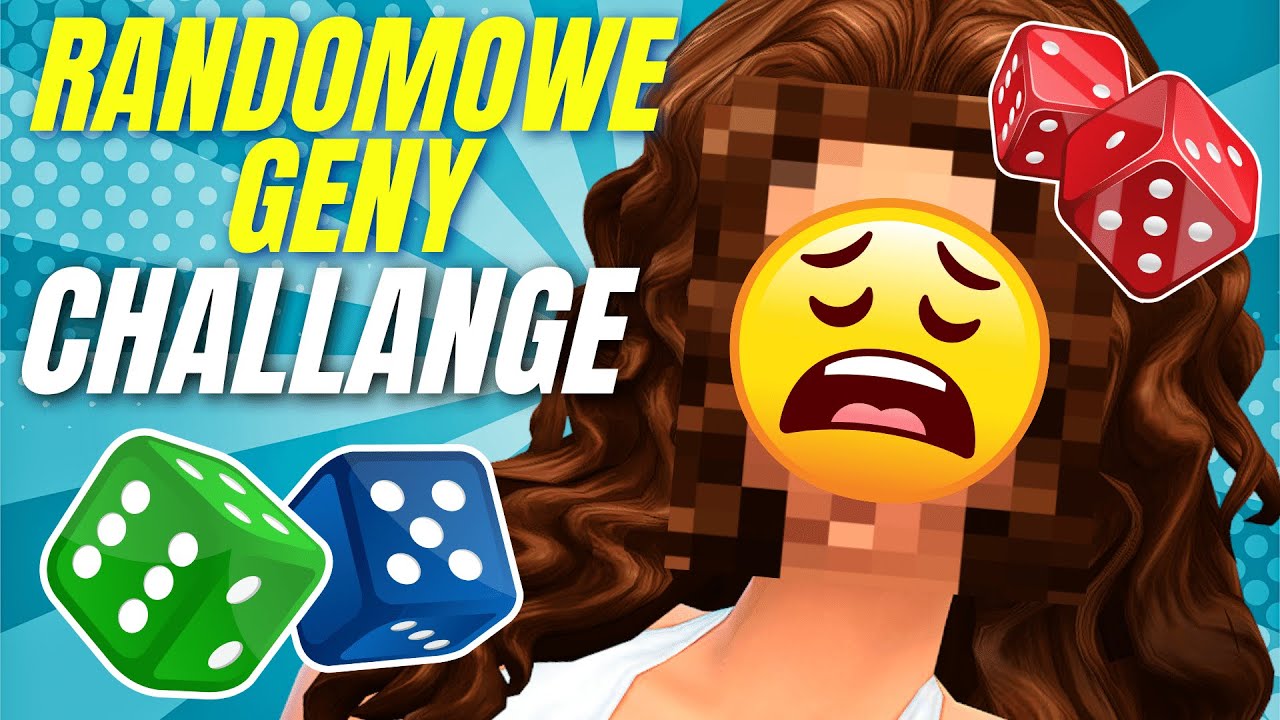 tworzę SIMKĘ ale WSZYSTKO jest LOSOWE 🎲 | The Sims 4 Random genetics challenge