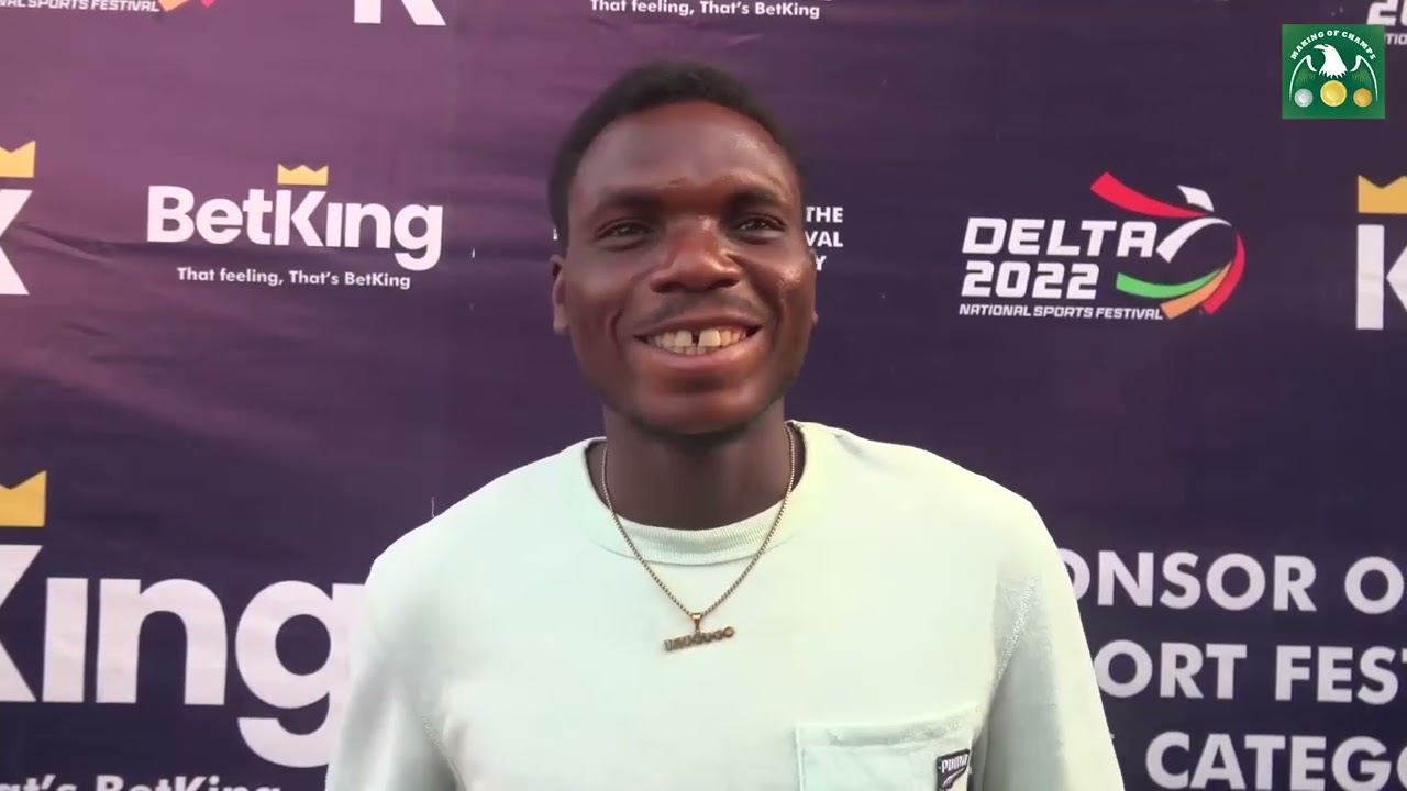 Divine Oduduru reveals why he was unable to compete at the National Sports Festival in Asaba