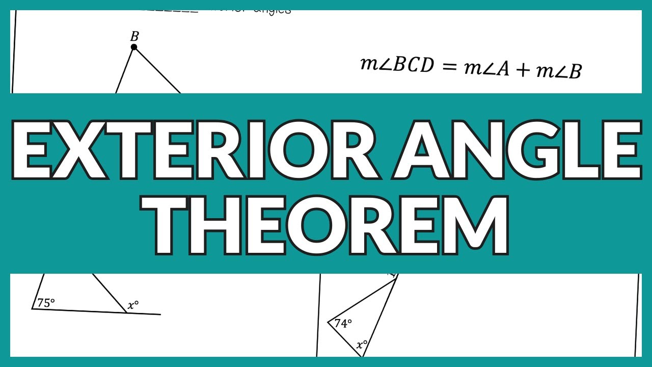 Урок по геометрии для старших классов по теореме о внешнем угле