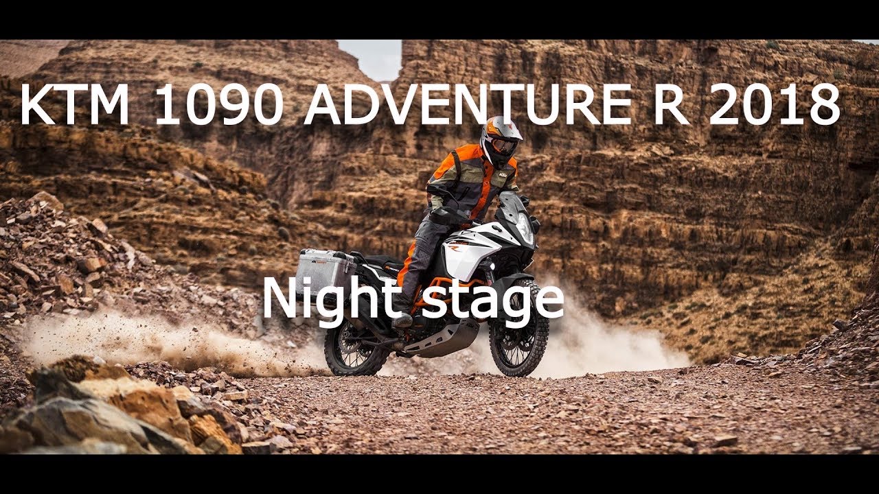 KTM 1090 R Night stage, 4k video test Sony a6500
