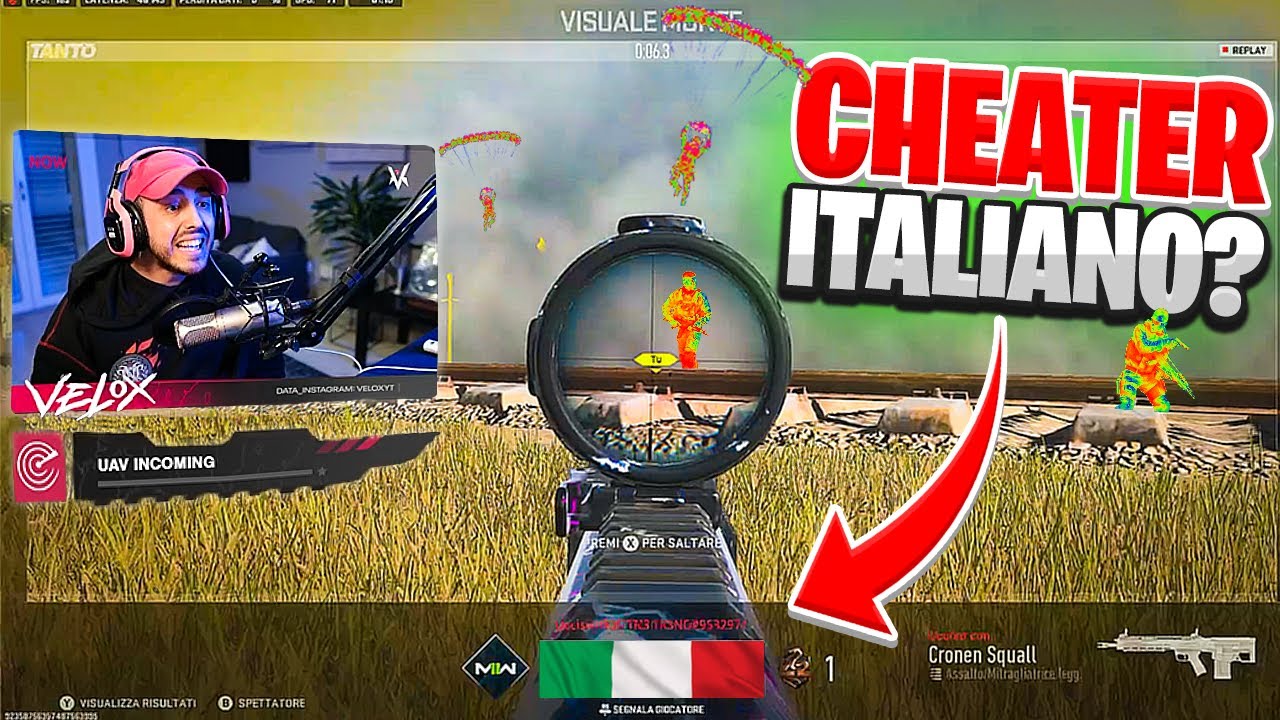 CHEATER ITALIANO UCCIDE VELOX e il suo team ATTRAVERSO LA SMOKE ma viene BANNATO ALL'ISTANTE...