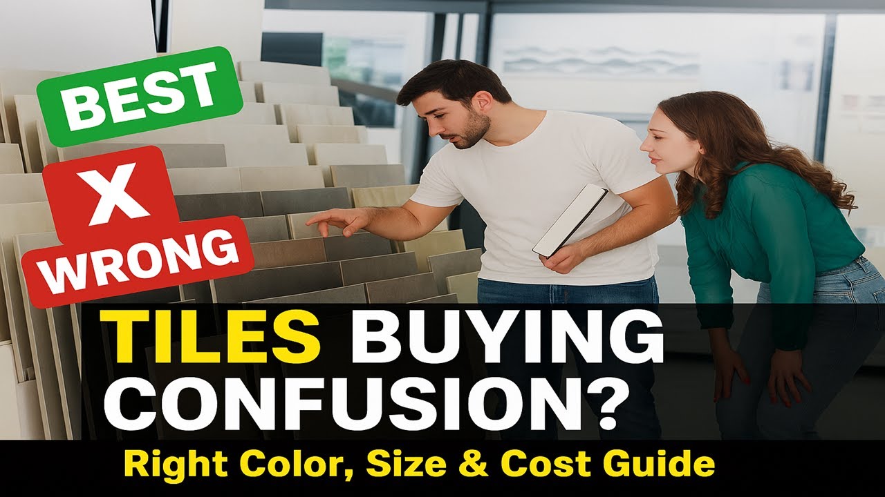 Tiles Selection Guide 🔥 कौन सा टाइल्स घर के लिए सही? Size, Color, Design, Cost | Tiles Buying Guide