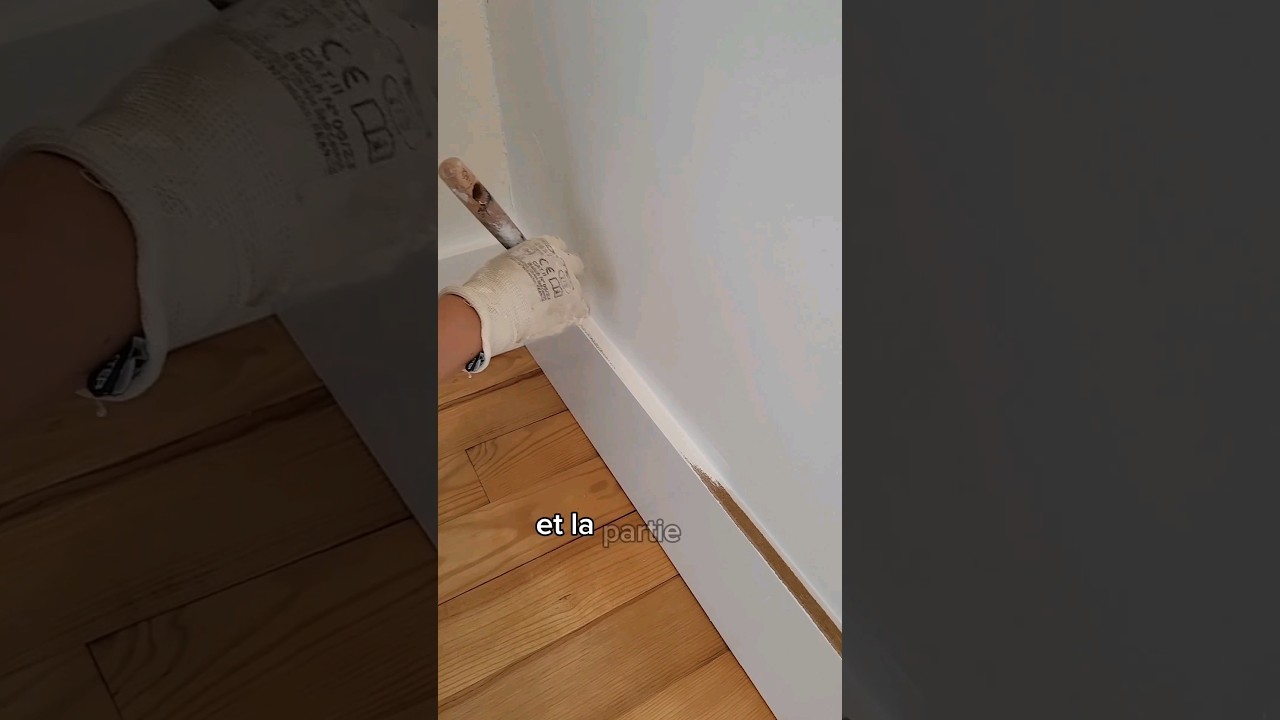 En voil&agrave; une question #renovation #plinthes #peinture #acrylique #glycero