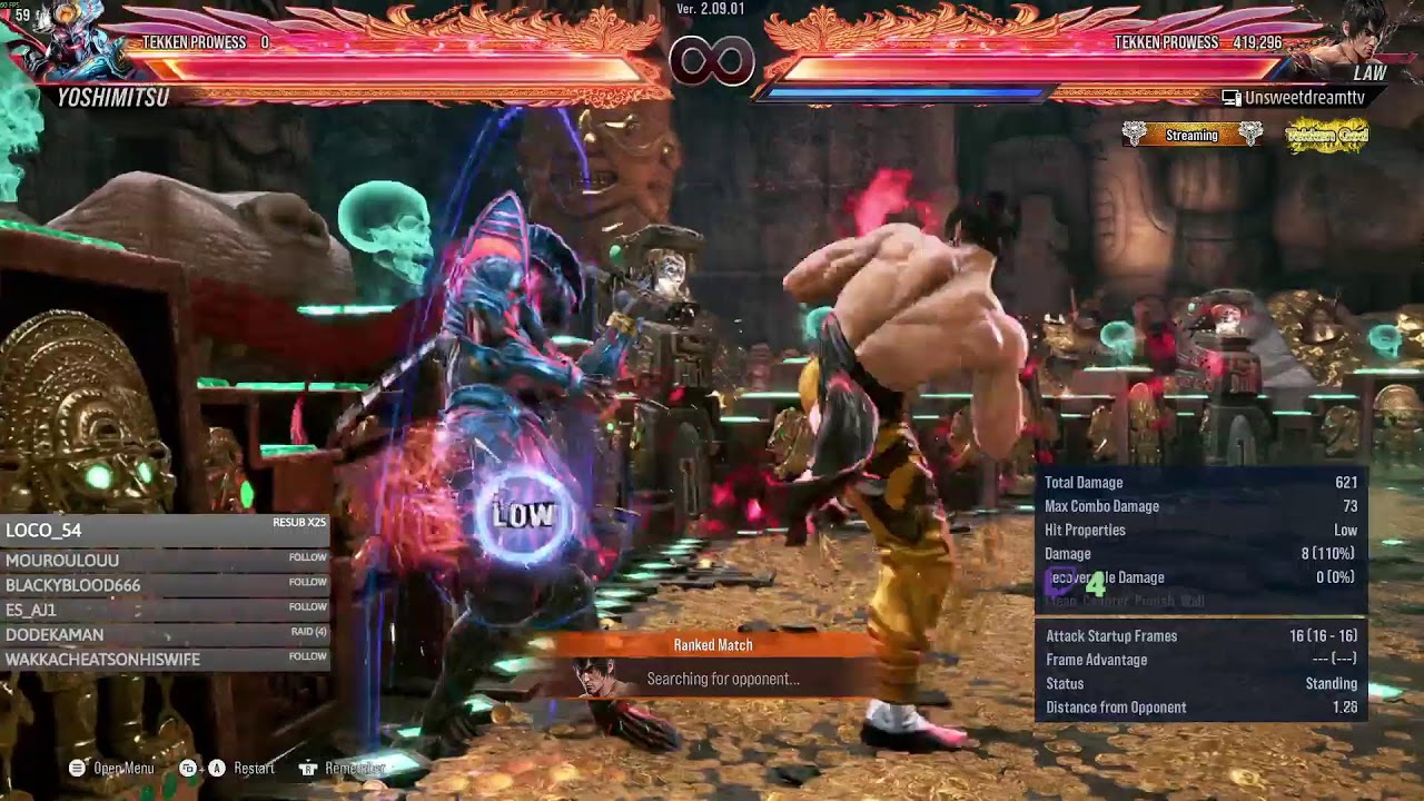 Unsweetdream Tekken 8 Yayını