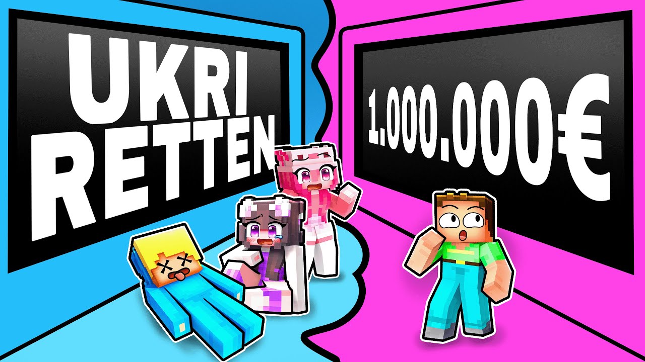 1.000.000€ oder UKRI RETTEN in Minecraft?