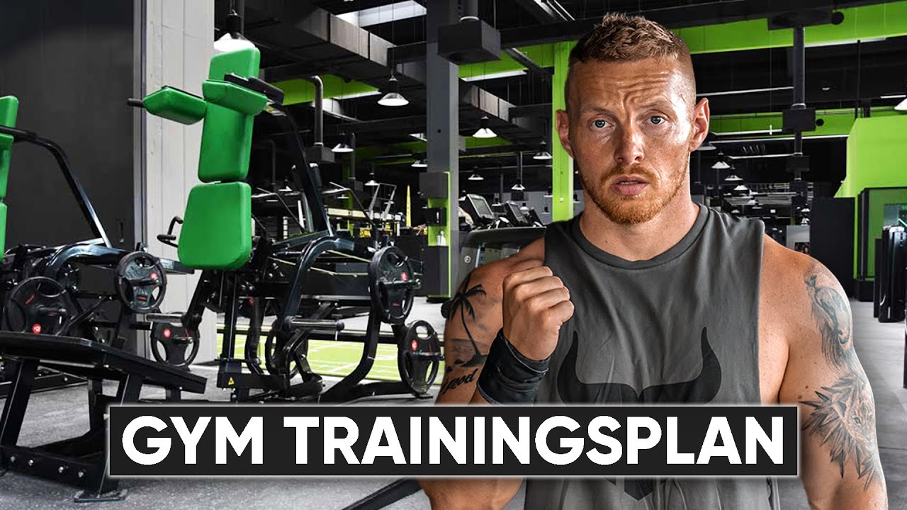 Trainingsplan für Anfänger im Fitnessstudio (3-4x pro Woche)