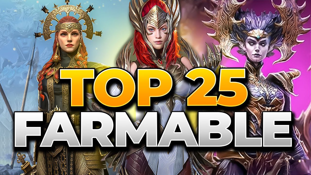 Top 25 BEST CHAMPIONS that ANYONE CAN GET | Raid Shadow Legends