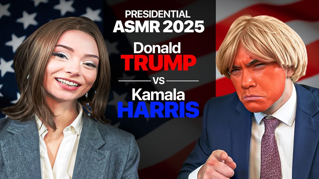 Трамп против Камалы ASMR при участии Эммы на MySpace