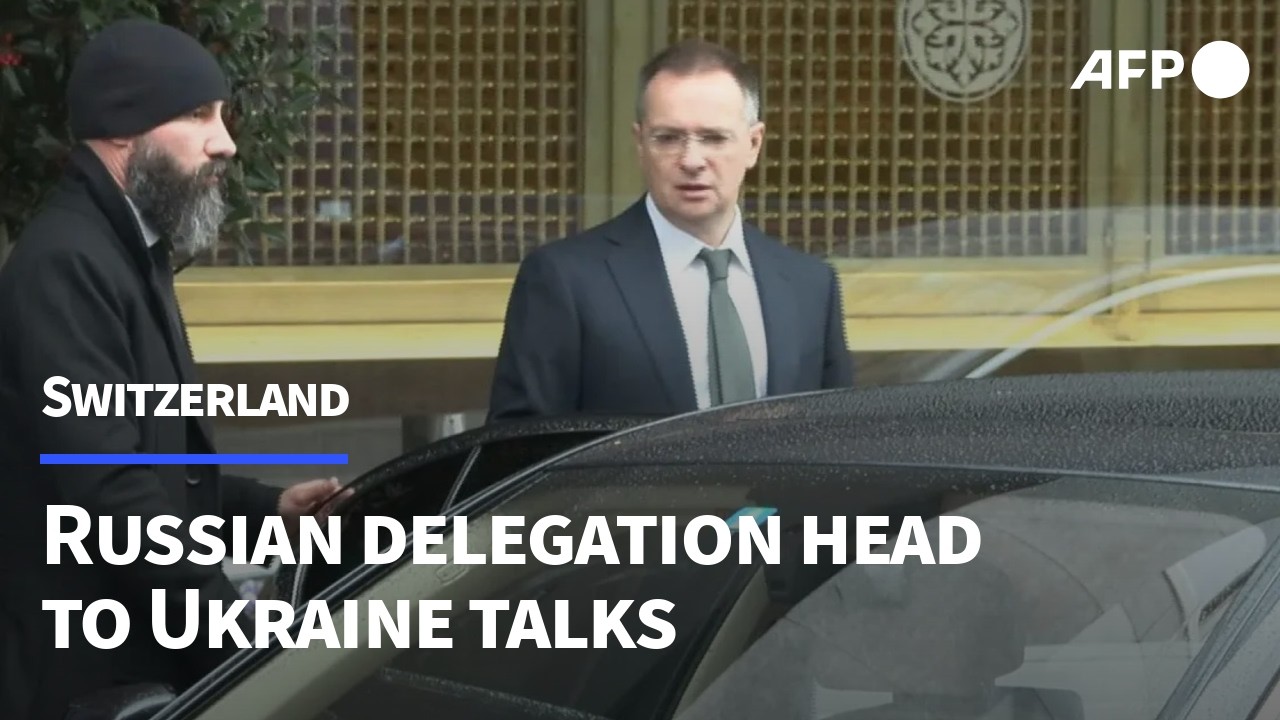 Russian lead negotiator heads for second day of Ukraine talks in Geneva | AFP