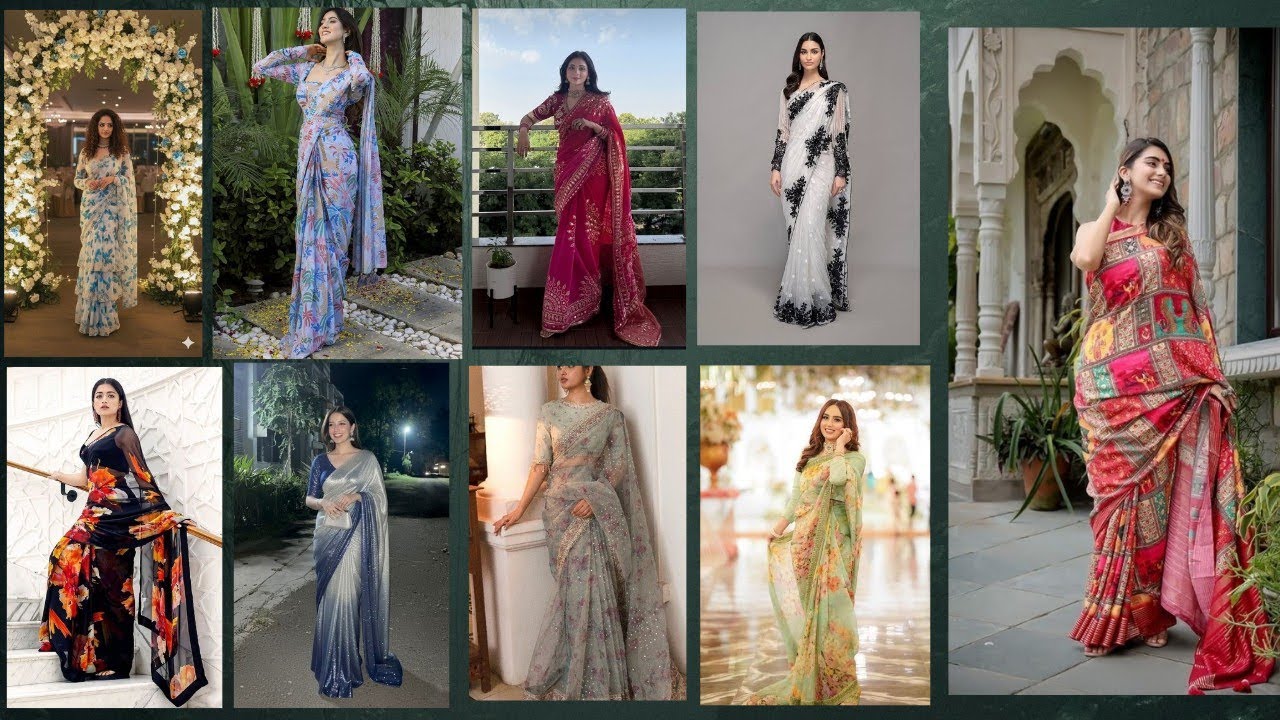 New stylish beautiful saree collection 🥻🥻🥻🥻#the latest saree designs #sr creation #youtube...