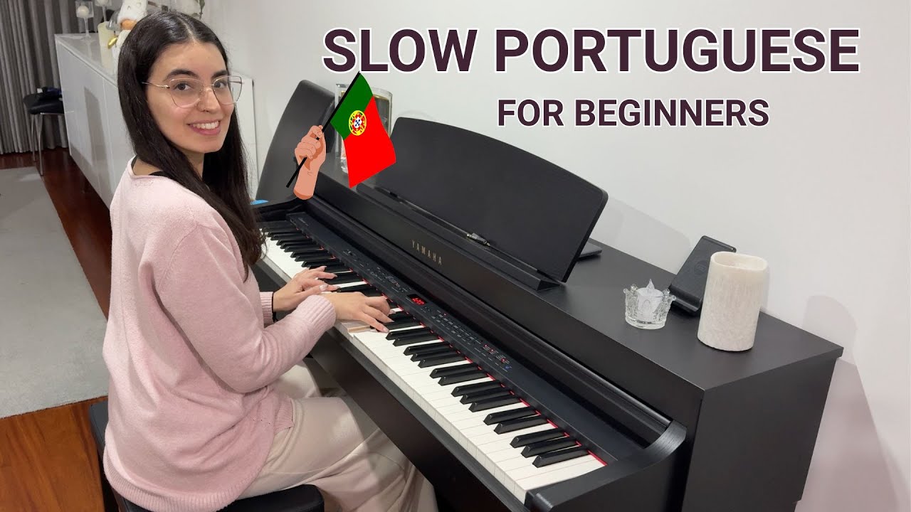 Slow European Portuguese for Beginners | Comprehensible Input