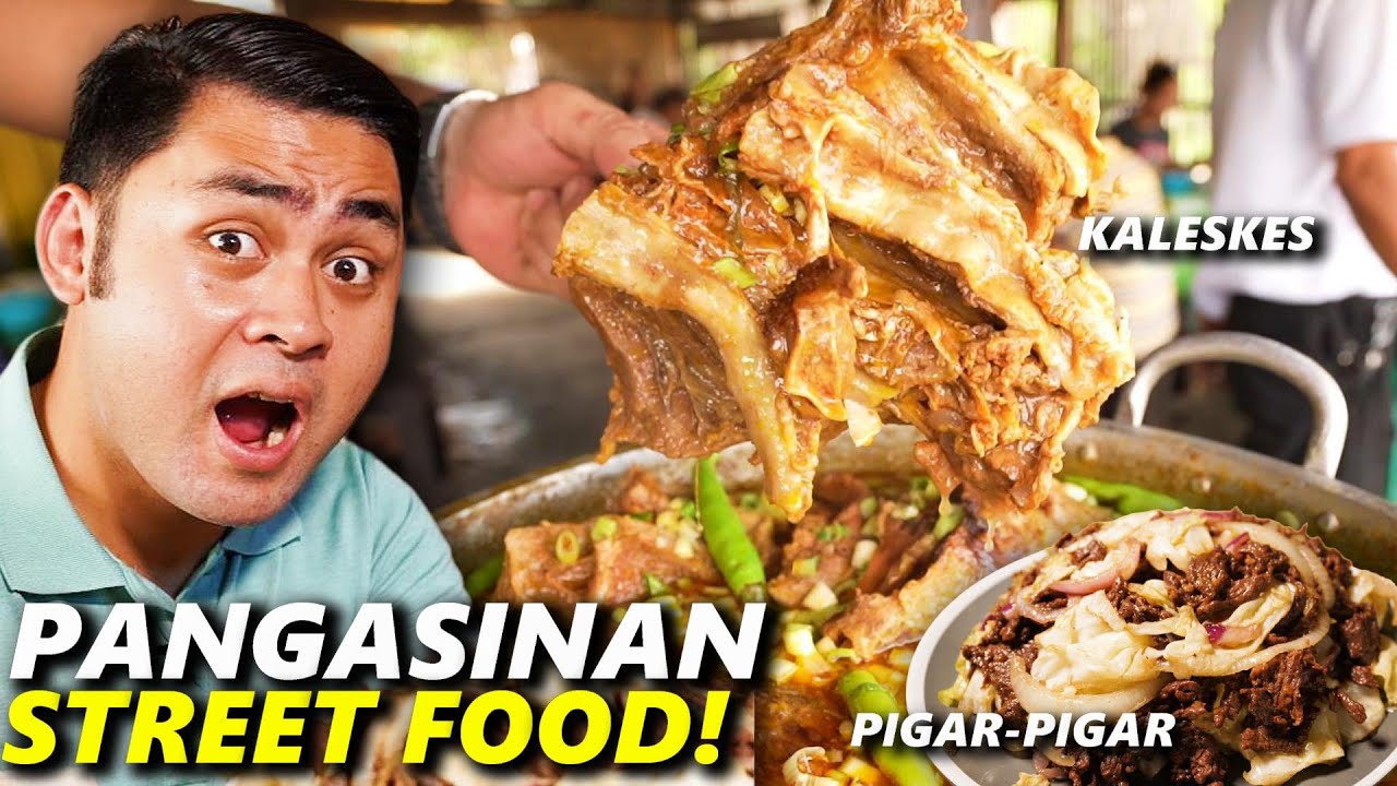 PANGASINAN Best Street Food Tour! Kalabaw Pigar Pigar and Laman Loob Kaleskes!