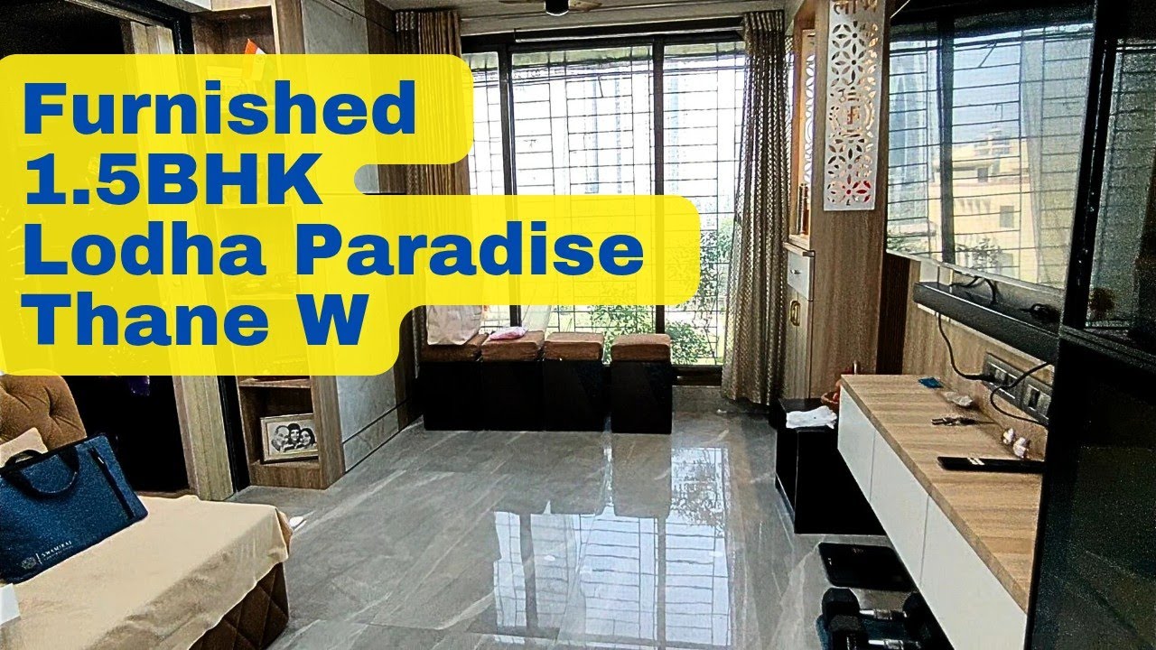 📍 1.5 BHK Furnished Flat for Sale in Lodha Paradise &ndash; Majiwada, Thane West