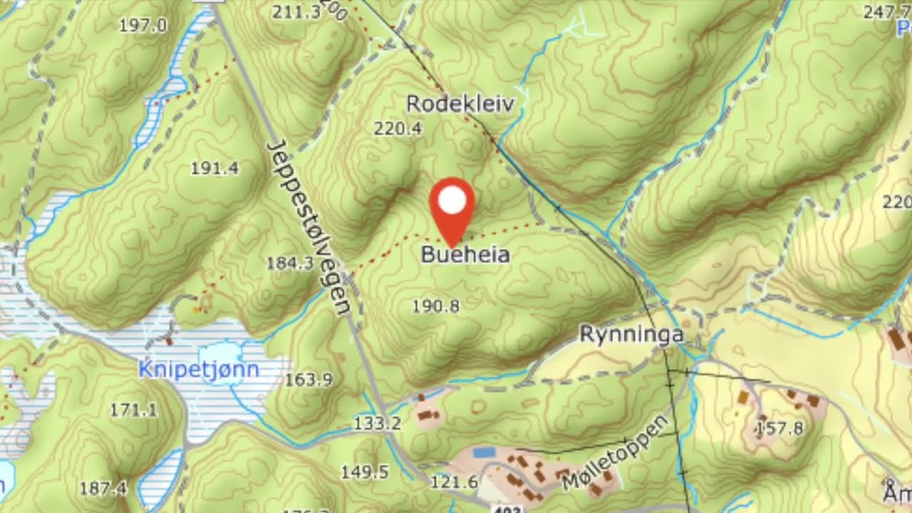 Bueheia, husmannsplassen i Vennesla, oppe på heia mellom Omdal og Jeppestøl.Bilde av 2 som bodde der