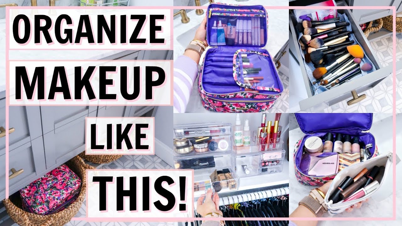 BEST MAKEUP ORGANIZATION IDEAS! HOW I ORGANIZE MY MAKEUP! | Alexandra Beuter