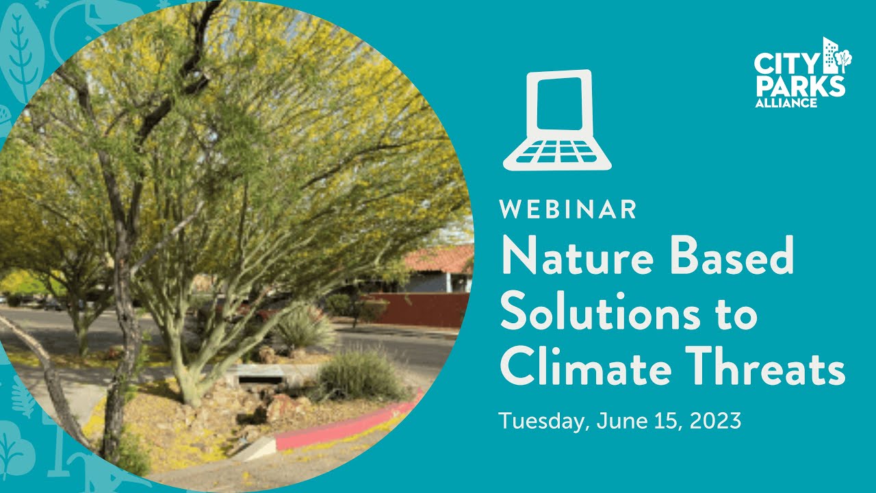 Webinar | Nature Based Solutions to Climate Threats (June 15, 2023)