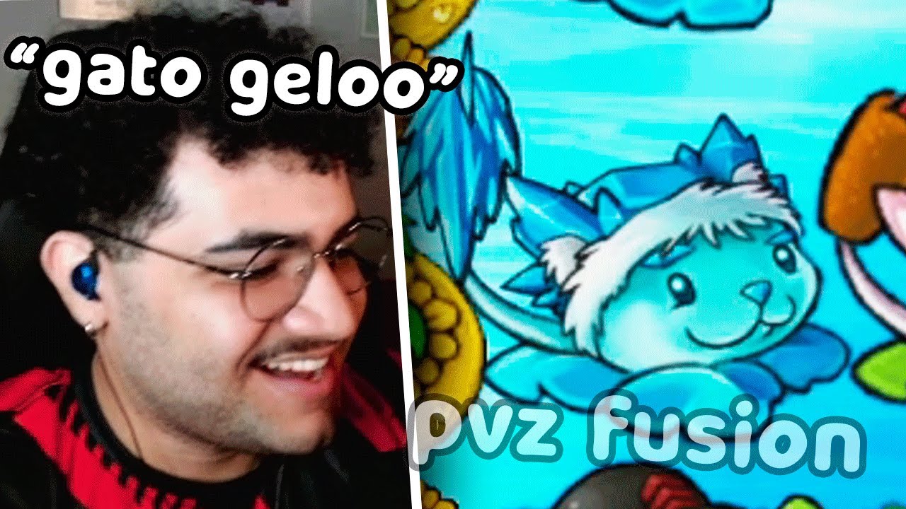 Fusão do gatinho com gelo é tão lindoooo 🥺🤏 no pvz fusion