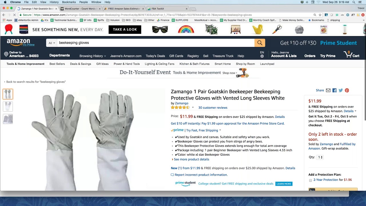 Estimating Sales for a Specific ASIN in Amazon - Arbitrage