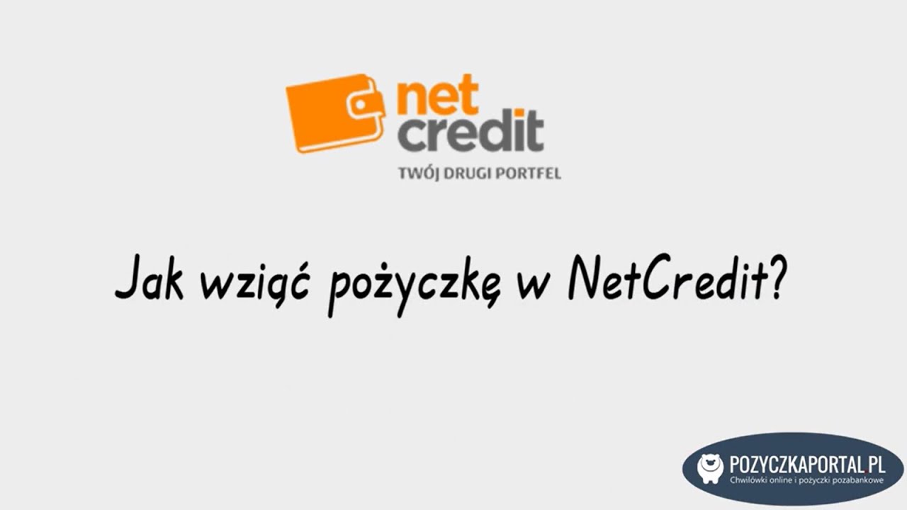 NetCredit - Jak wziąć pożyczkę krok po kroku