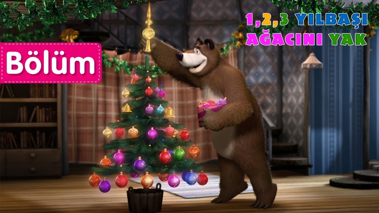 Maşa İle Koca Ayı - 1,2,3 Yılbaşı Ağacını Yak 🎄(Bölüm 3)