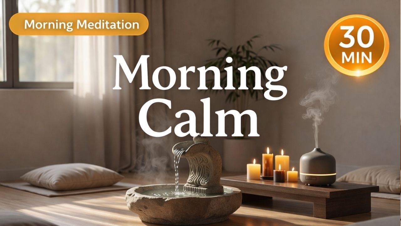 30 Min Meditation  Music for Peaceful Start & Inner Calm