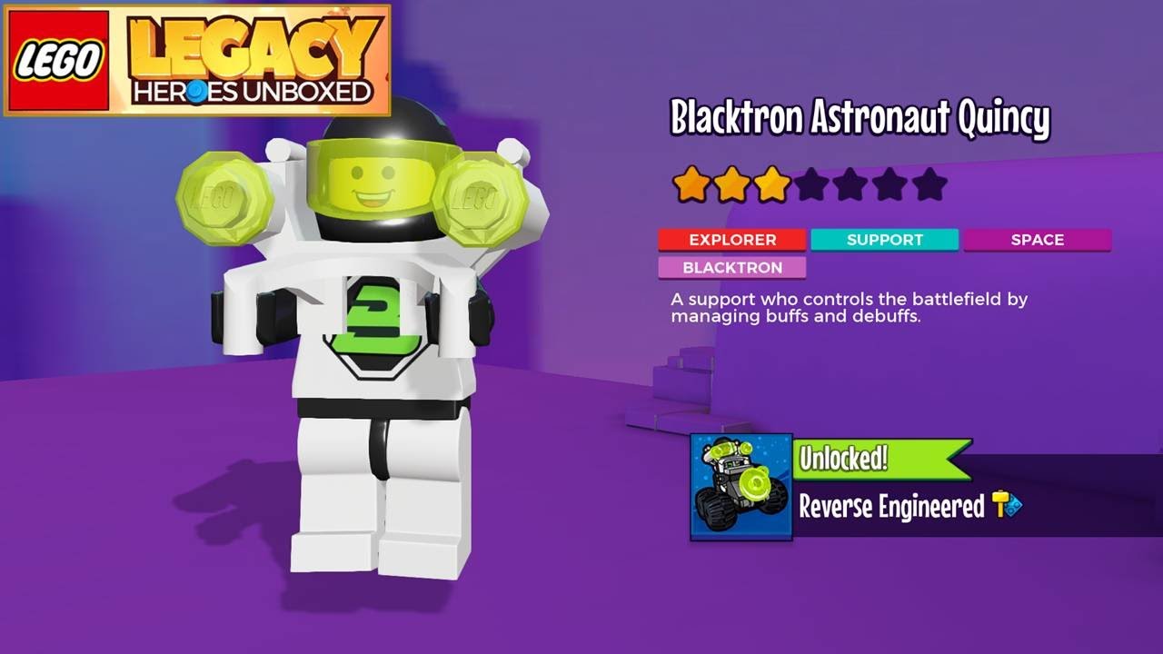 [*/\*] LEGO Legacy: Heroes Unboxed - Blacktron Astronaut Quincy (Space)