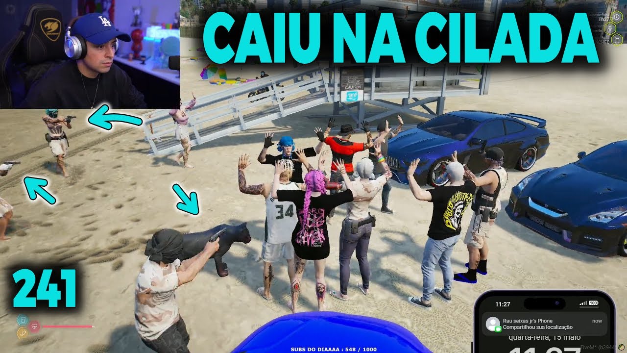 LEVI FOI VÍTIMA DE UMA BOQUETA, ARMADA PELA RENATA! GTA RP