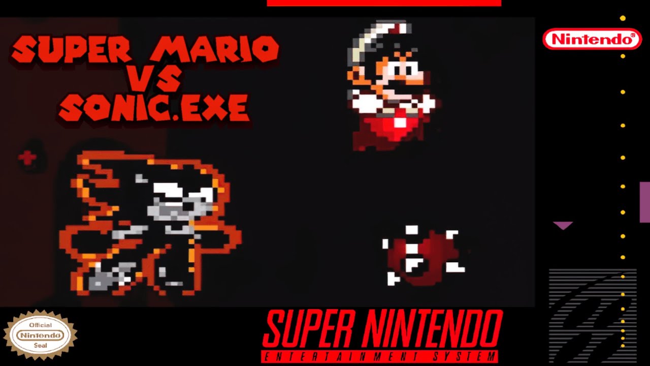 SONIC.EXE VS SUPER MARIO | Super Mario World Rom Hacks