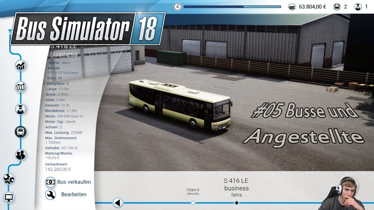 Bus Simulator 18 #05 Angestellte und ihre Busse