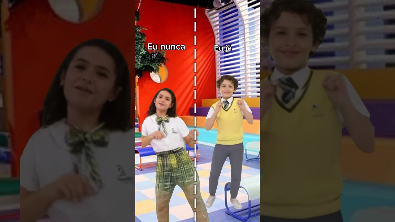 Eu nunca eu já com Valéria e Davi 🤣