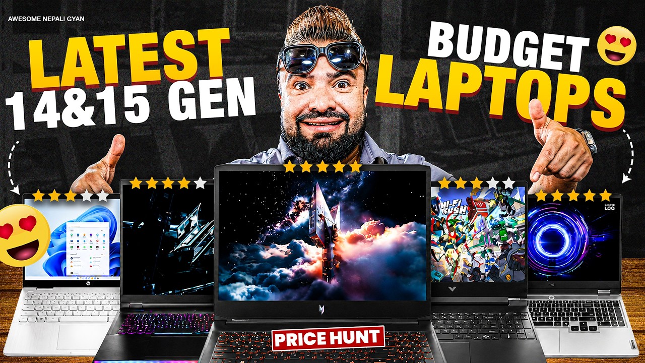 ​Best Laptop Price in Nepal 2026! (Under 1 Lakh to 2 Lakh+) Ft. Asus, Nitro, MacBook, Victus & More!