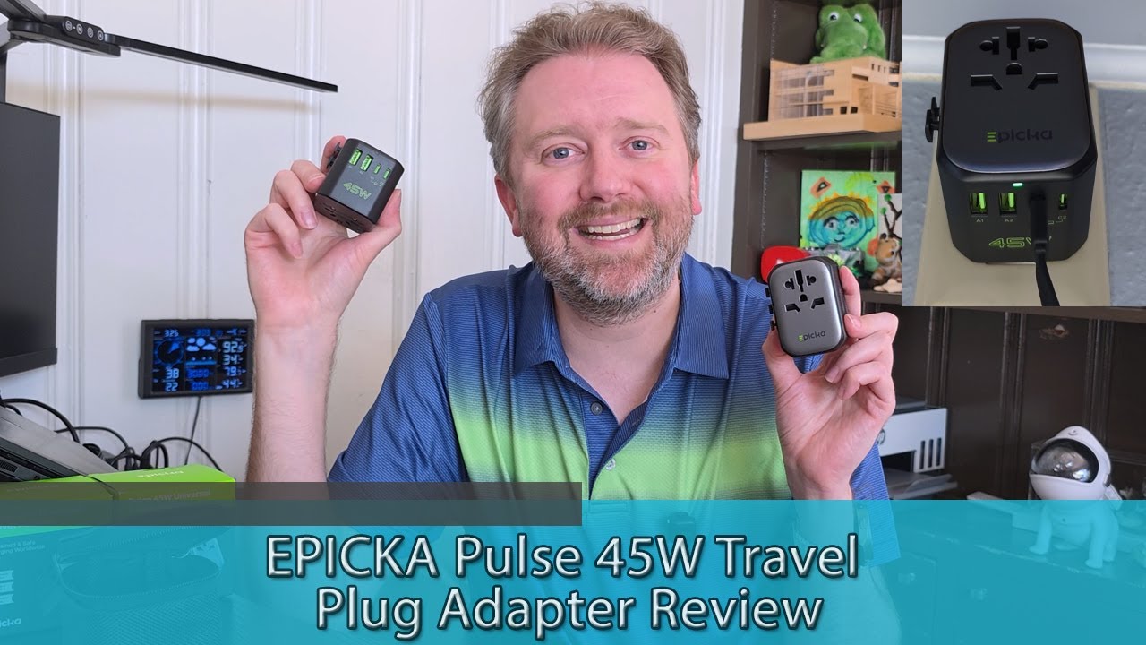 🌍 EPICKA Pulse 45W Travel Plug Adapter Review: The Best Universal Charger? ⚡🔌
