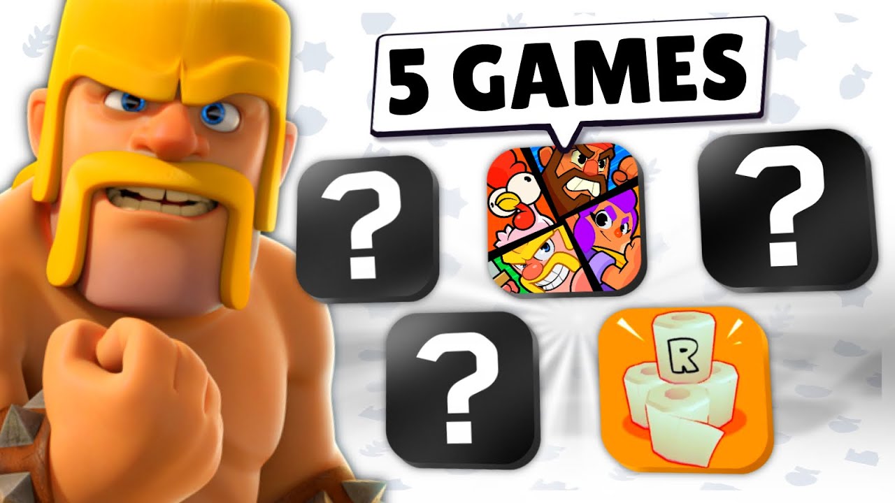 5 NUOVI GIOCHI SUPERCELL in ARRIVO!!!