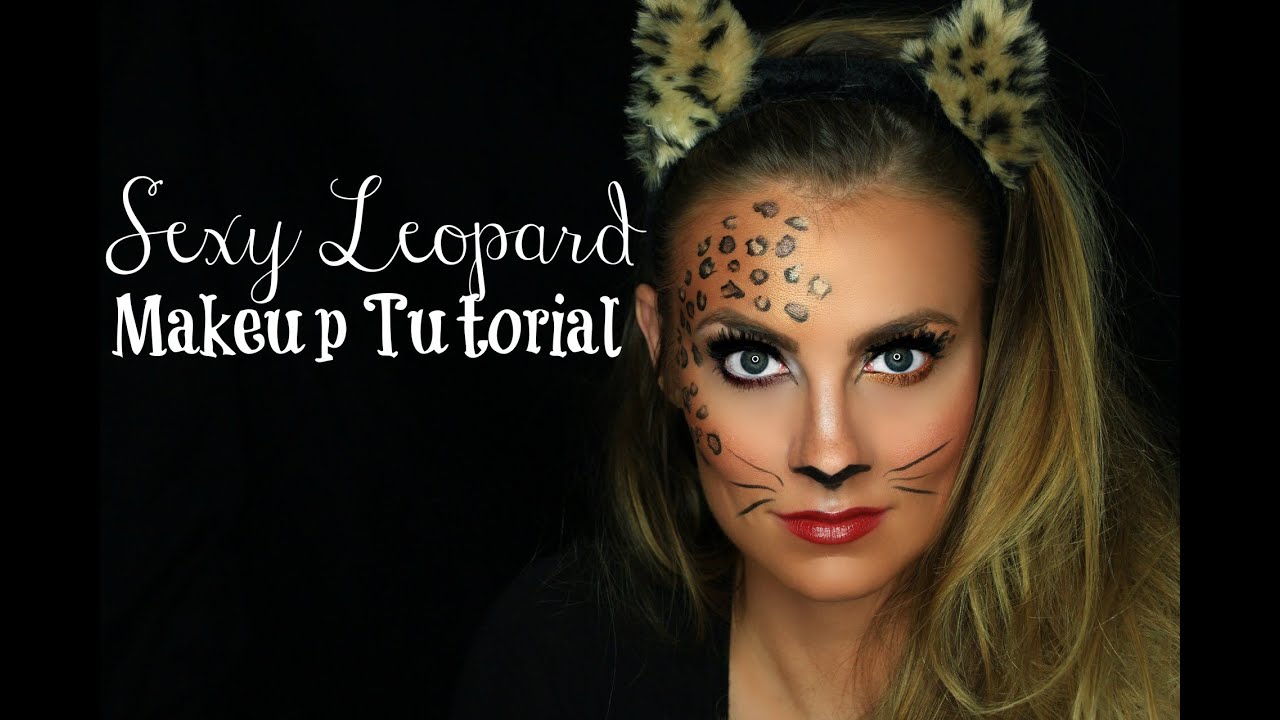 Sexy Leopard Halloween Makeup Tutorial | Angela Lanter | Easy Last Minute!