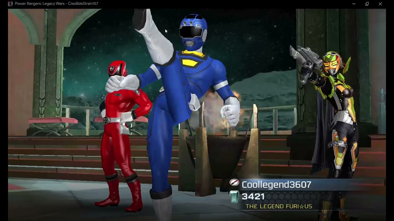 Unlocking justin stewart in power rangers legacy wars
